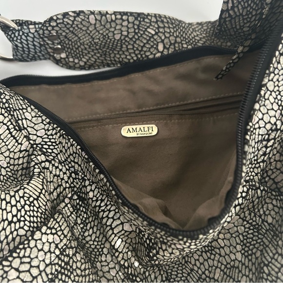 Amalfi Snake Print Hobo Handbag - Picture 6 of 8